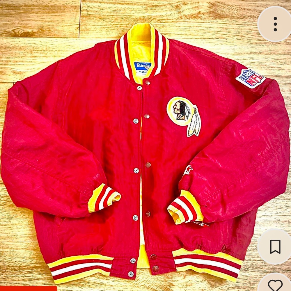1990s VINTAGE REDSKINS STARTER JACKET